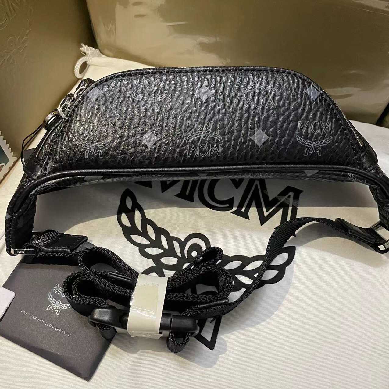 MCM Visetos Belt Bag (12X34X7cm) - PerfectKickZ