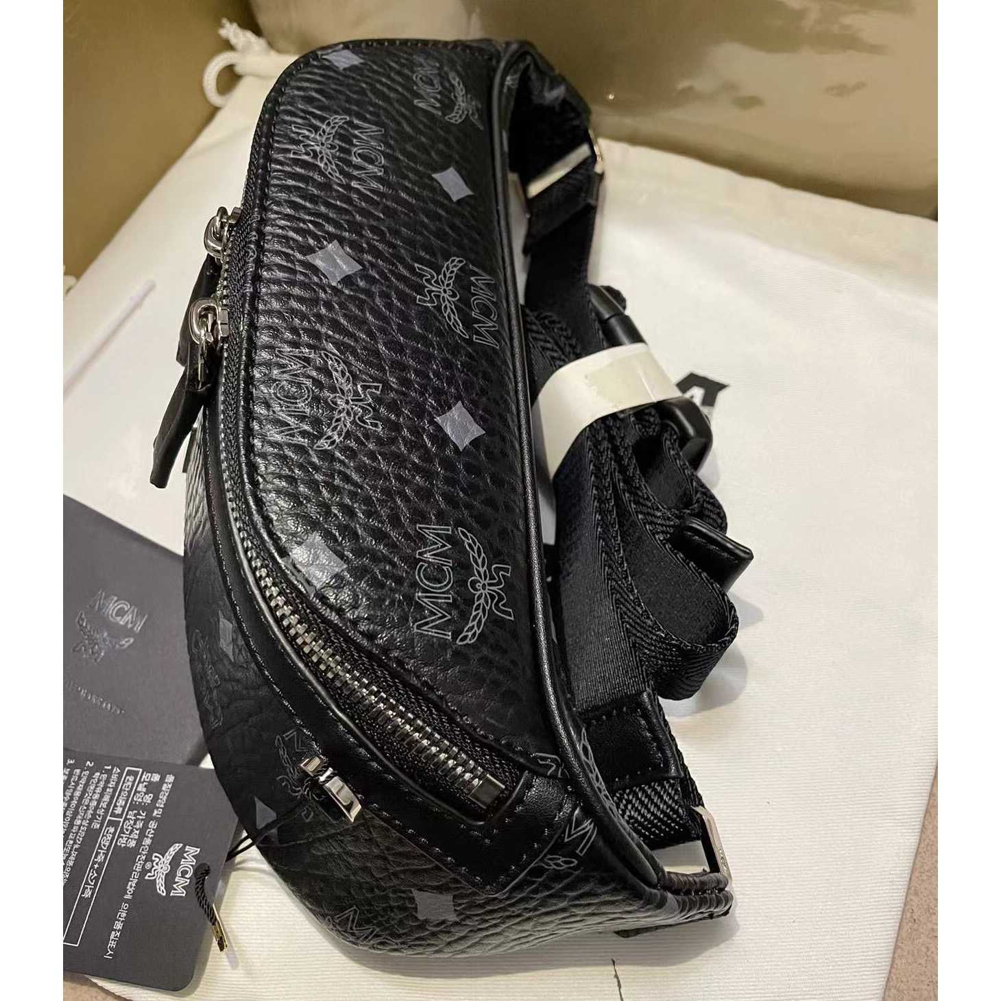 MCM Visetos Belt Bag (12X34X7cm) - PerfectKickZ