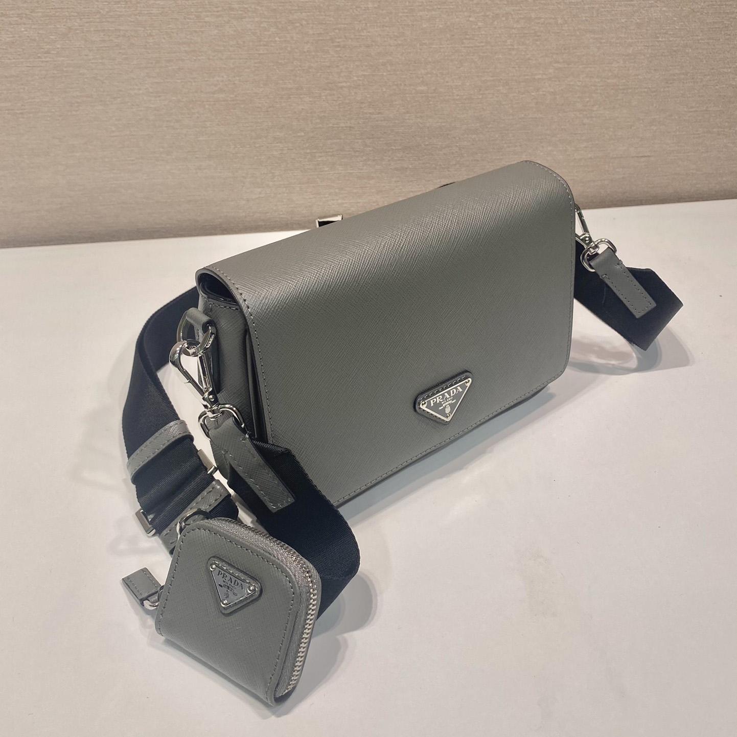 Prada Saffiano Leather Shoulder Bag - PerfectKickZ