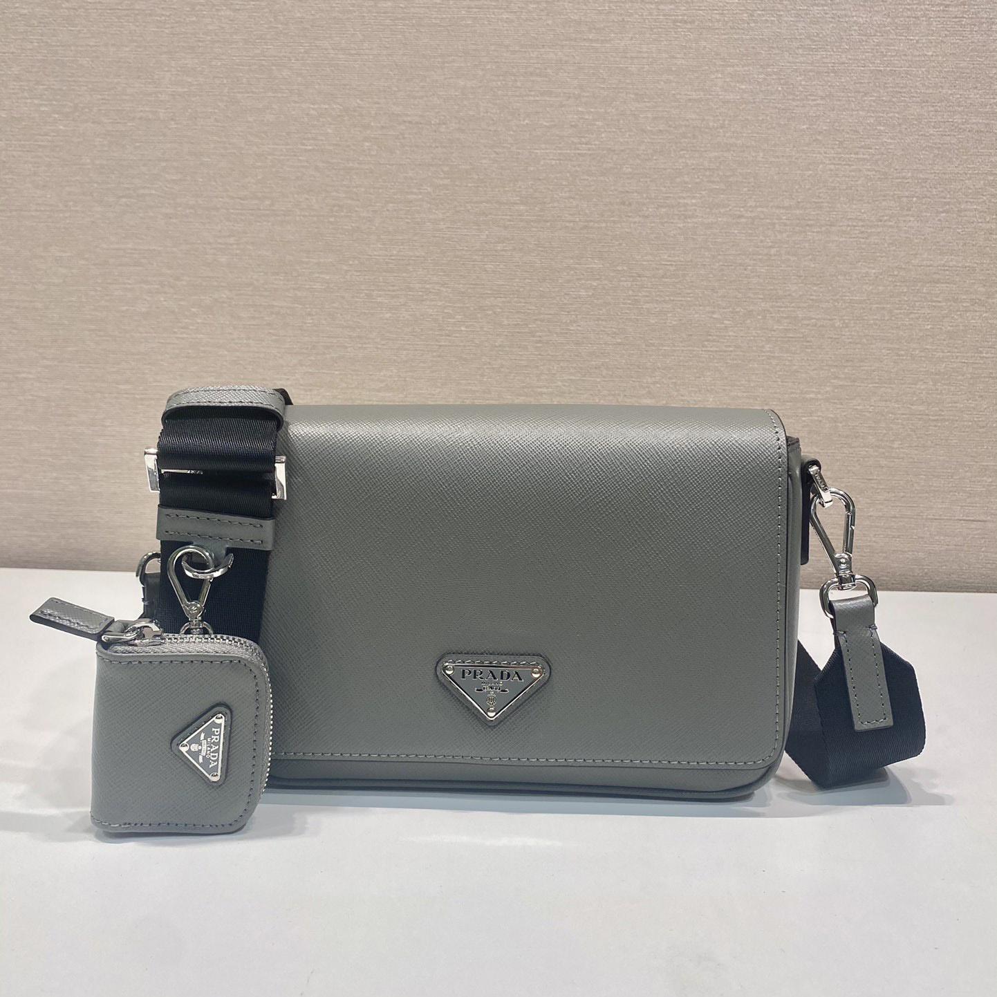 Prada Saffiano Leather Shoulder Bag - PerfectKickZ