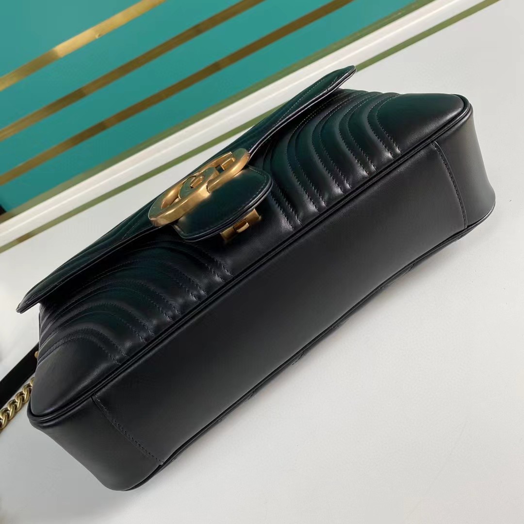 Gucci GG Marmont Medium Shoulder Bag(31-19-7CM)     - PerfectKickZ