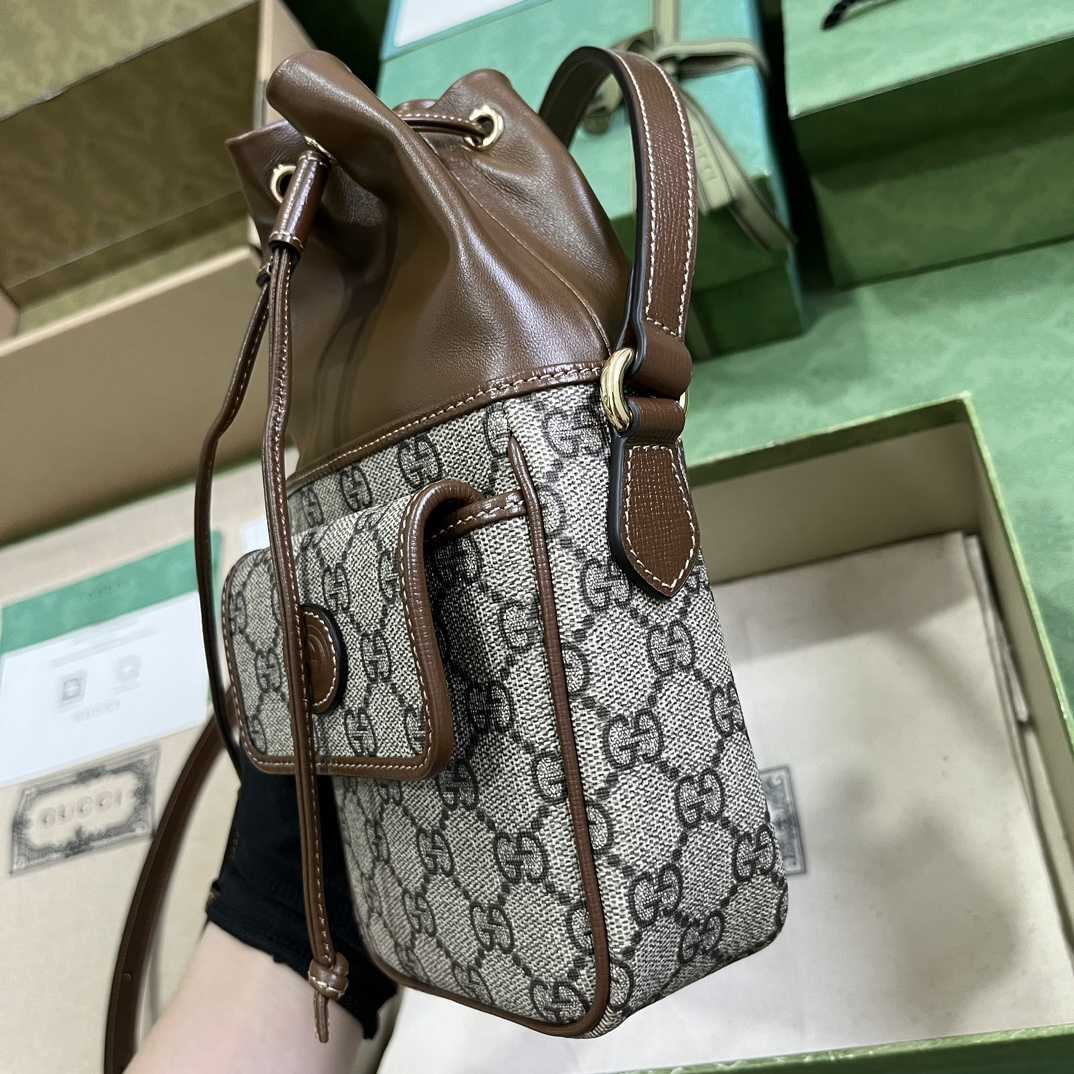 Gucci GG Mini Bucket Bag With Interlocking G - PerfectKickZ