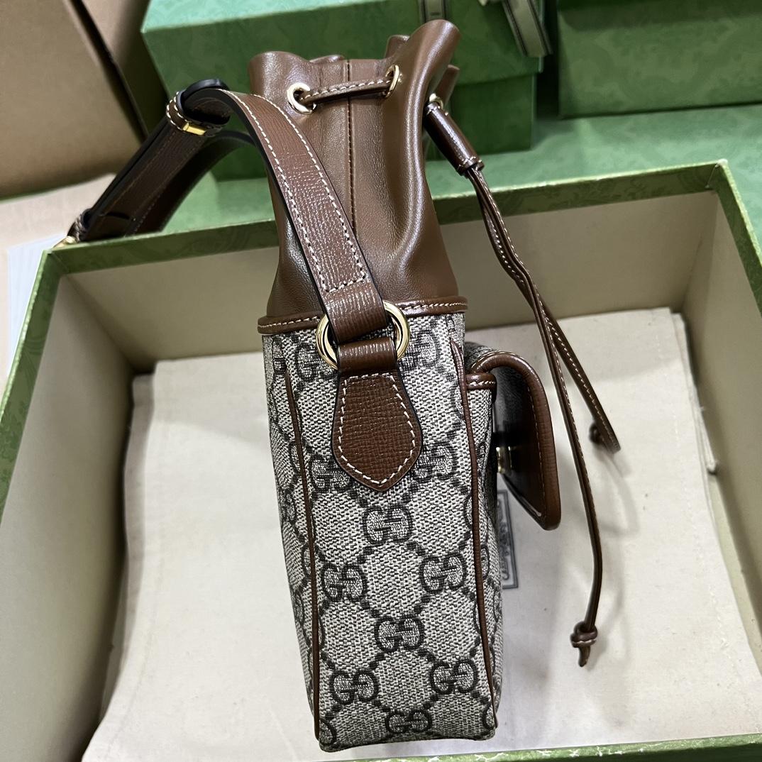 Gucci GG Mini Bucket Bag With Interlocking G - PerfectKickZ