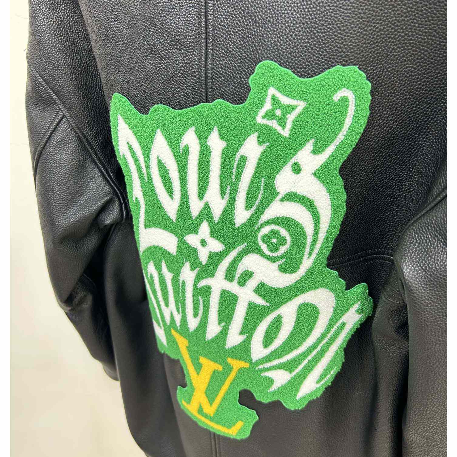 Louis Vuitton Long Leather Coach Jacket   - PerfectKickZ