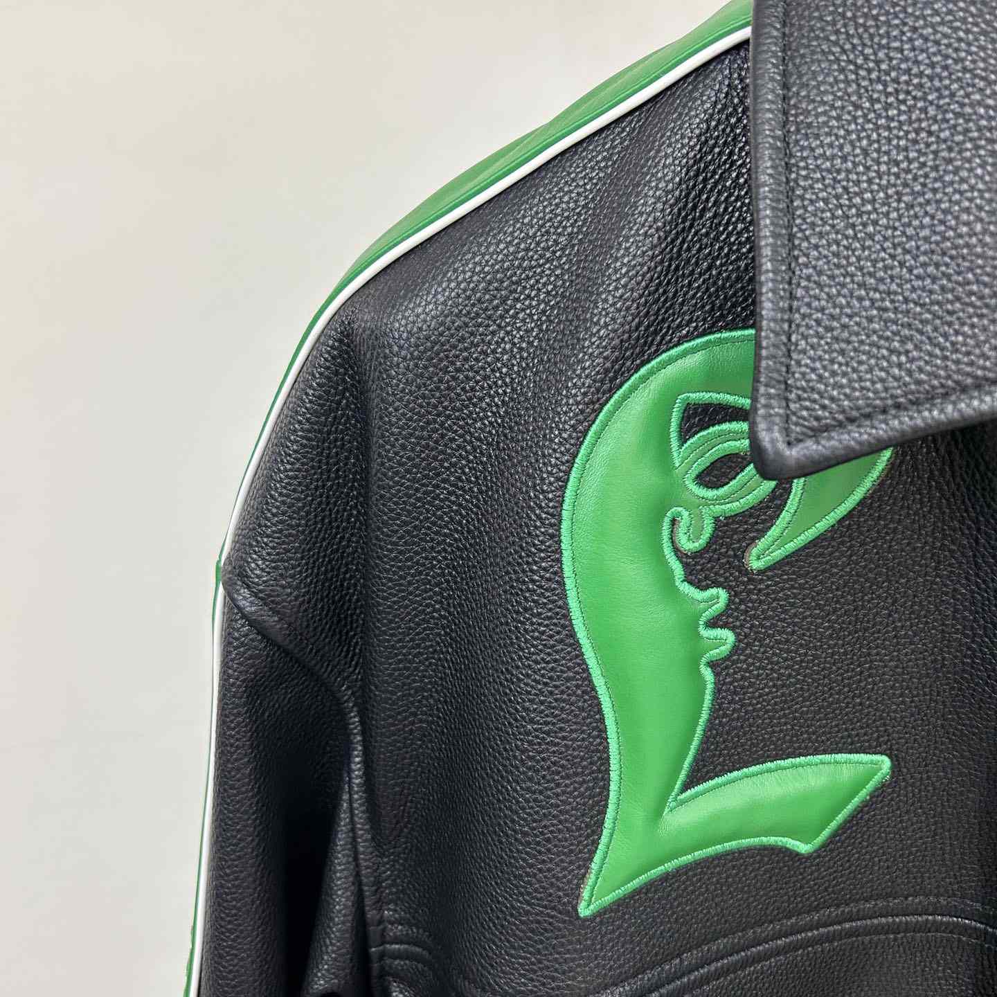 Louis Vuitton Long Leather Coach Jacket   - PerfectKickZ