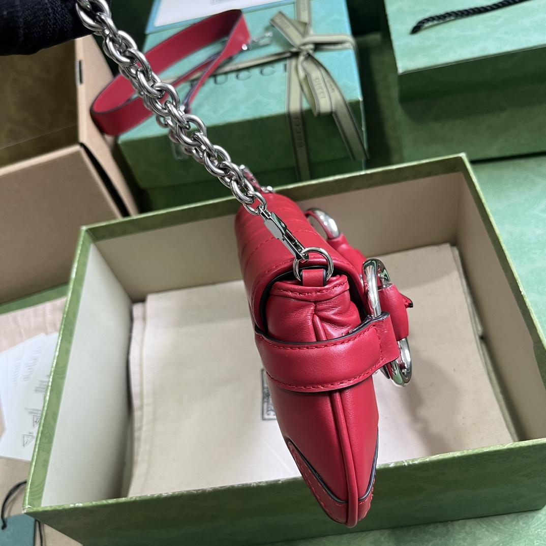 Gucci Horsebit Chain Small Shoulder Bag (27x 11.5x 5cm) - PerfectKickZ