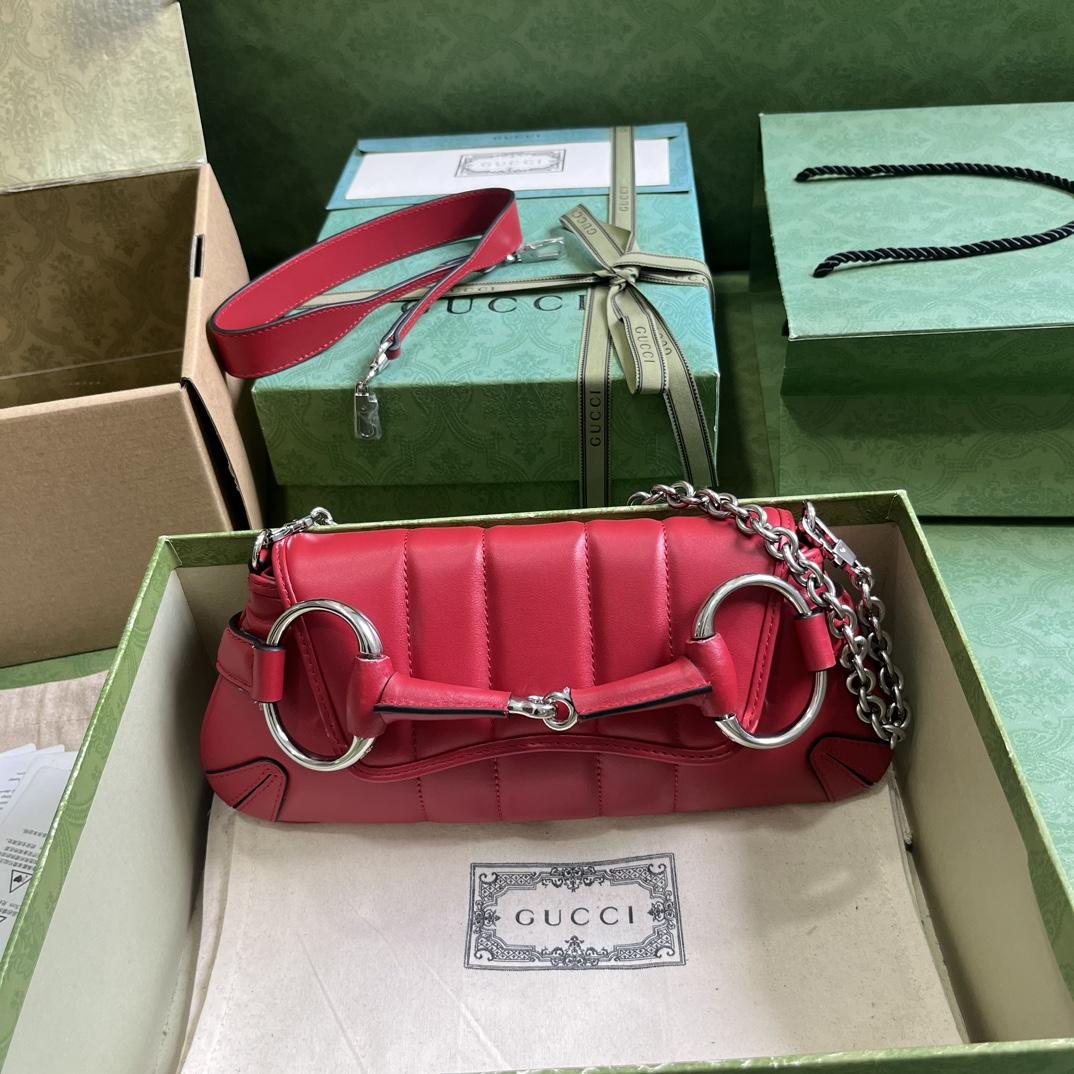 Gucci Horsebit Chain Small Shoulder Bag (27x 11.5x 5cm) - PerfectKickZ