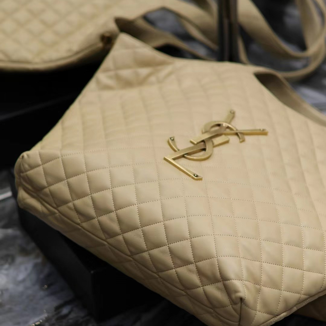 Saint Laurent Icare Extra large Embellished Quilted Leather Tote (58-34-8cm) - 