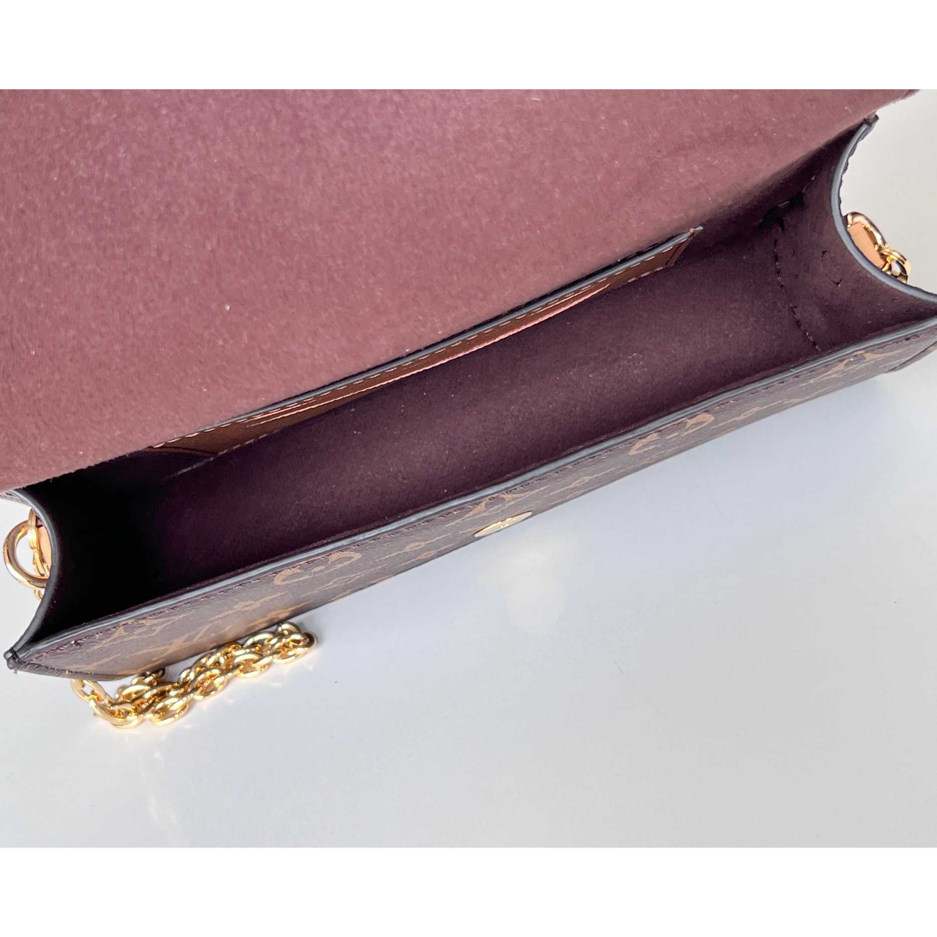 Louis Vuitton Wallet On Chain Lily (20.7 x 10.2 x 3.5cm)   M82509 - PerfectKickZ