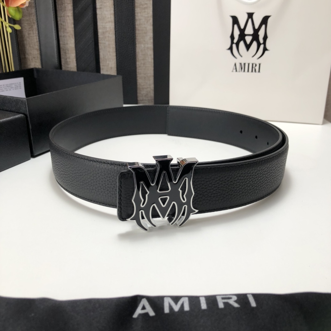 Amiri Ma Leather Belt - PerfectKickZ