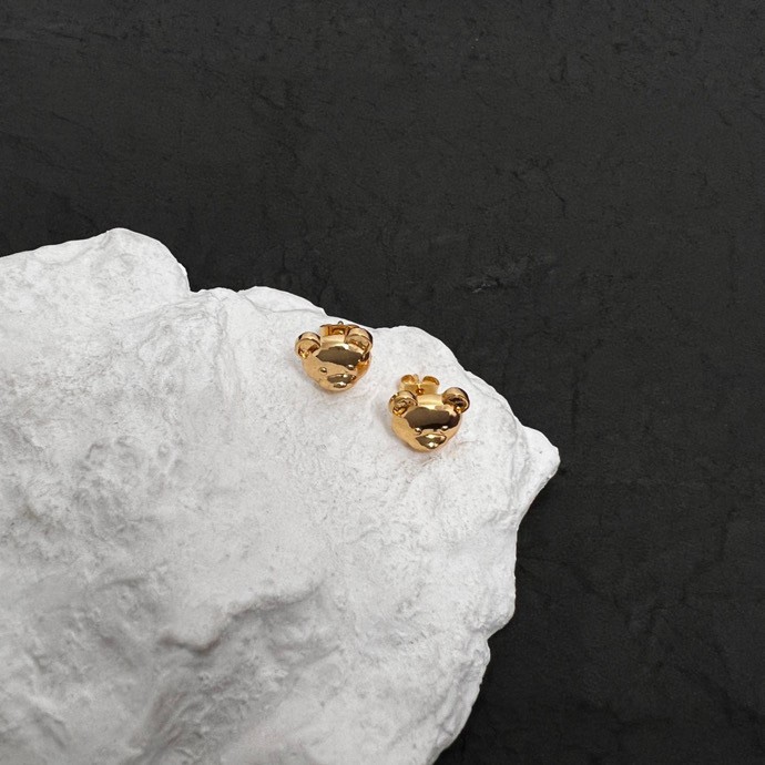 Moschino Teddy Bear Clip-on Earrings - PerfectKickZ