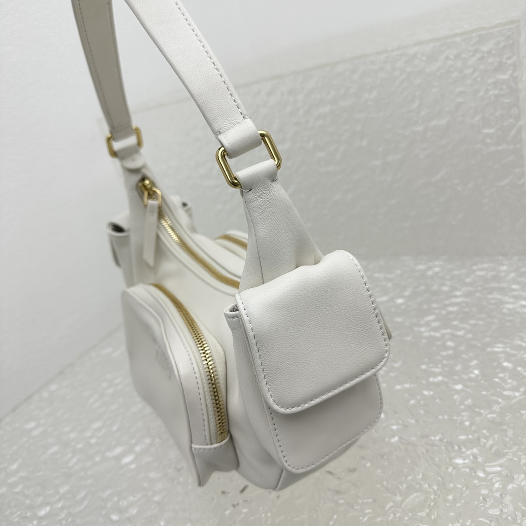 Miu Miu Nappa Leather Pocket Bag - PerfectKickZ