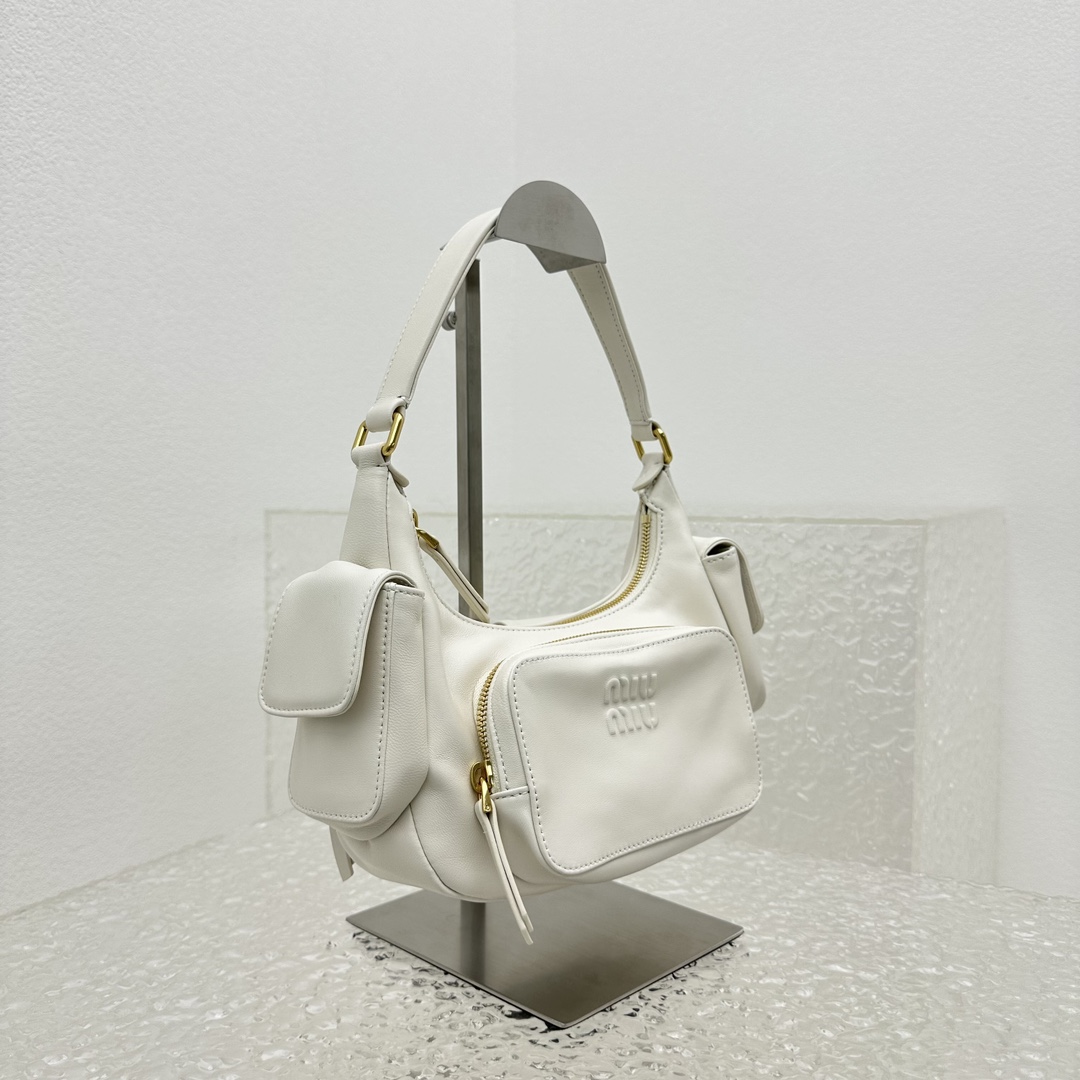 Miu Miu Nappa Leather Pocket Bag - PerfectKickZ