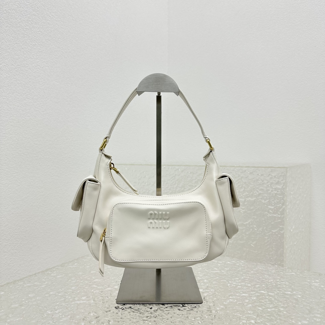 Miu Miu Nappa Leather Pocket Bag - PerfectKickZ