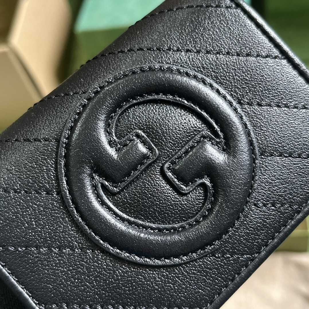 Gucci Blondie Card Case Wallet (8.5x 11x 3cm) - PerfectKickZ