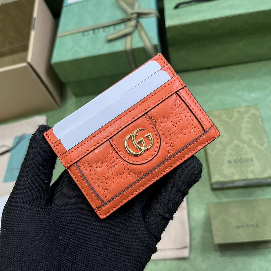 Gucci GG Matelasse Card Case - PerfectKickZ
