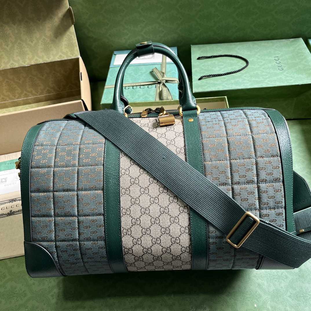 Gucci Mini GG Canvas Small Duffle Bag (44x 28.5x 24.5cm) - PerfectKickZ