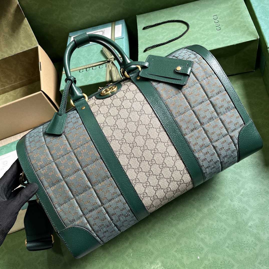 Gucci Mini GG Canvas Small Duffle Bag (44x 28.5x 24.5cm) - PerfectKickZ