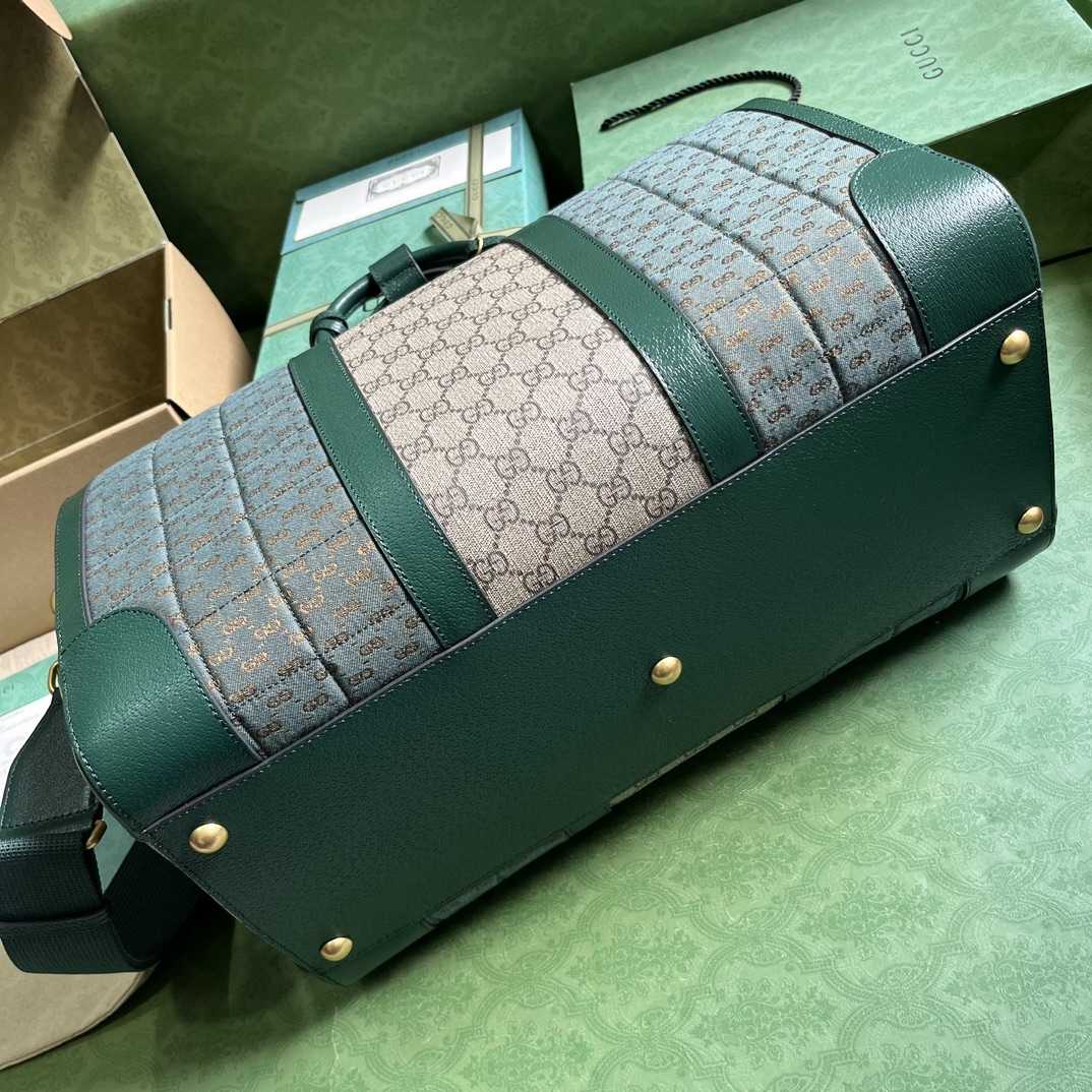 Gucci Mini GG Canvas Small Duffle Bag (44x 28.5x 24.5cm) - PerfectKickZ