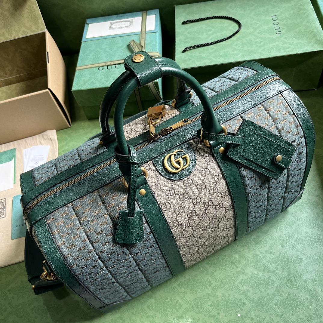Gucci Mini GG Canvas Small Duffle Bag (44x 28.5x 24.5cm) - PerfectKickZ