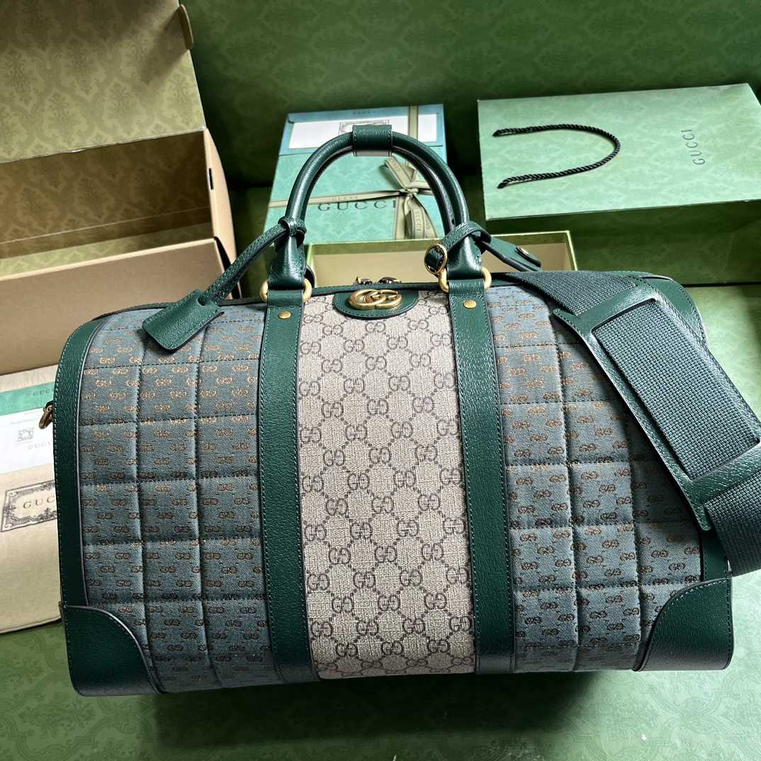 Gucci Mini GG Canvas Small Duffle Bag (44x 28.5x 24.5cm) - PerfectKickZ