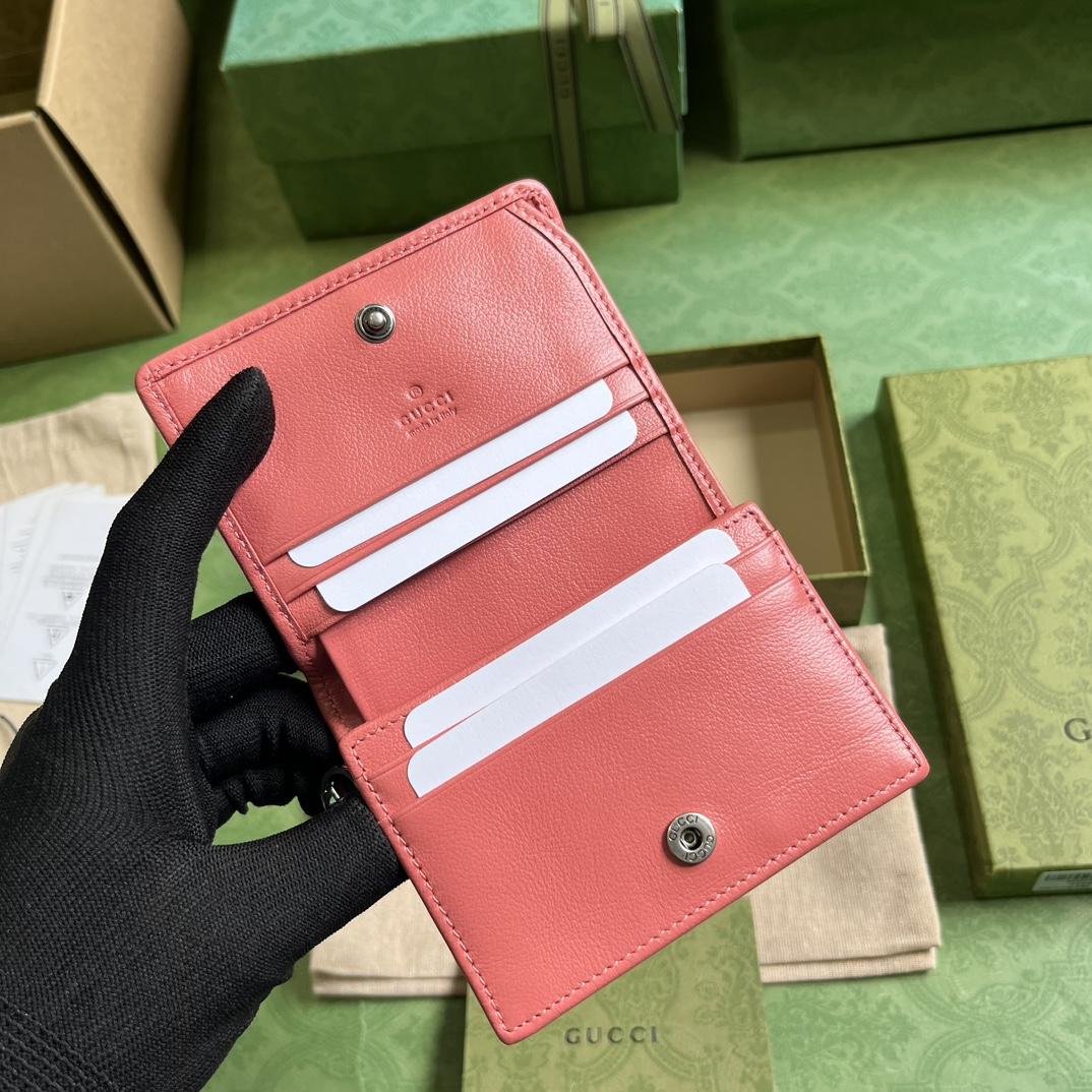 Gucci Blondie Card Case Wallet (8.5x 11x 3cm) - PerfectKickZ