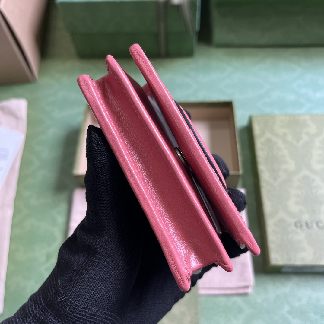 Gucci Blondie Card Case Wallet (8.5x 11x 3cm) - PerfectKickZ