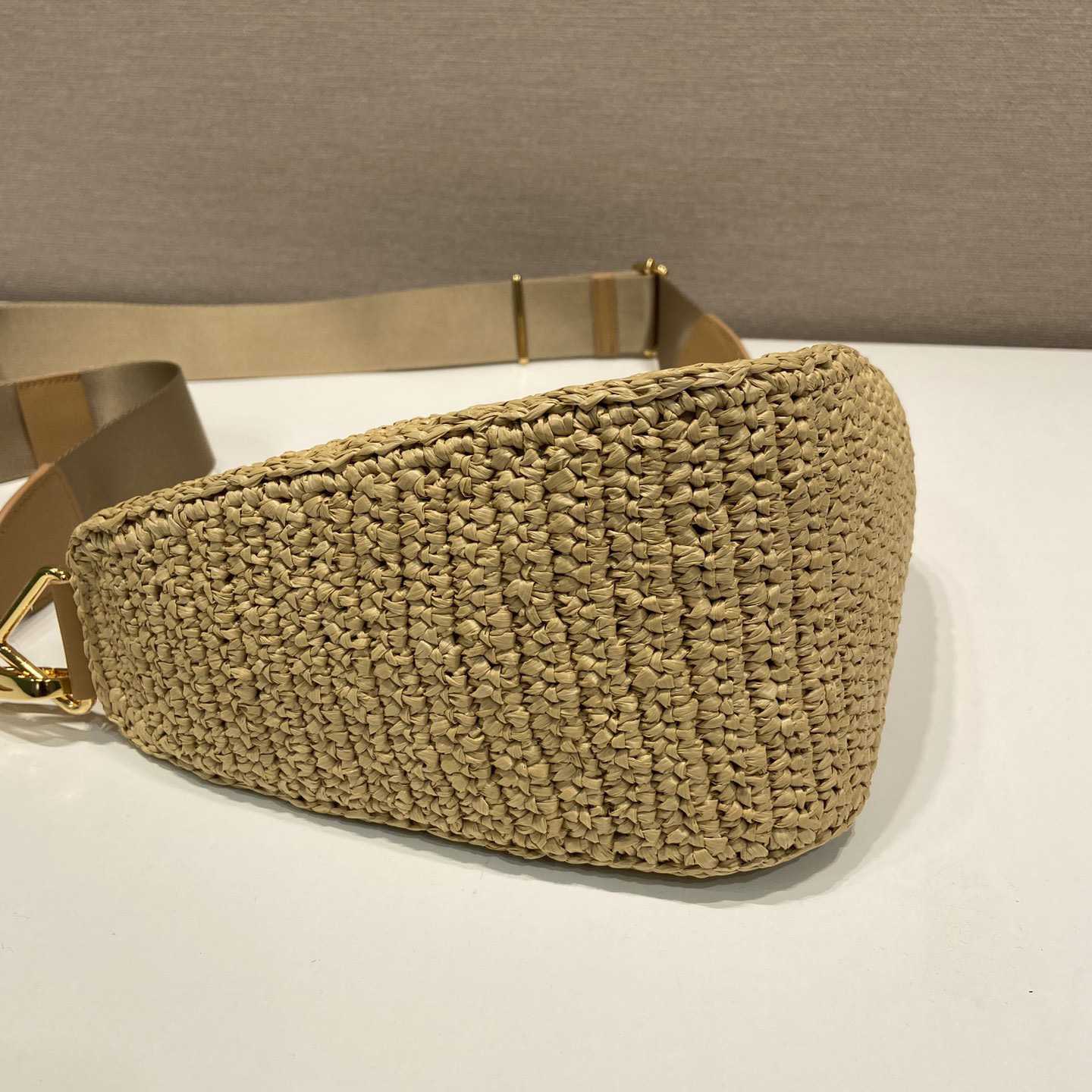 Prada Triangle Crochet Shoulder Bag - PerfectKickZ
