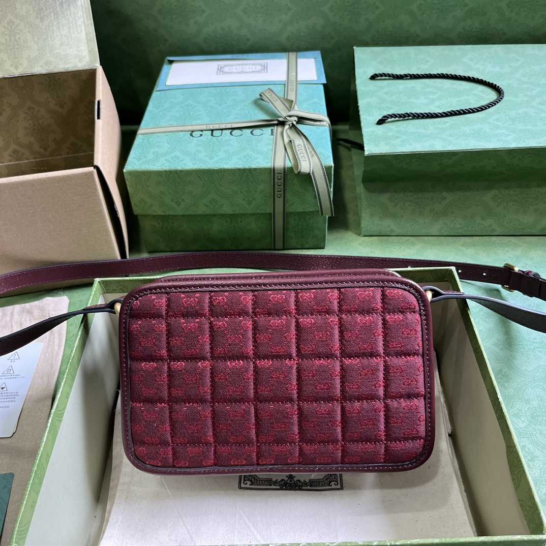 Gucci Mini GG Canvas Mini Shoulder Bag (21.5x 14x 7cm) - PerfectKickZ