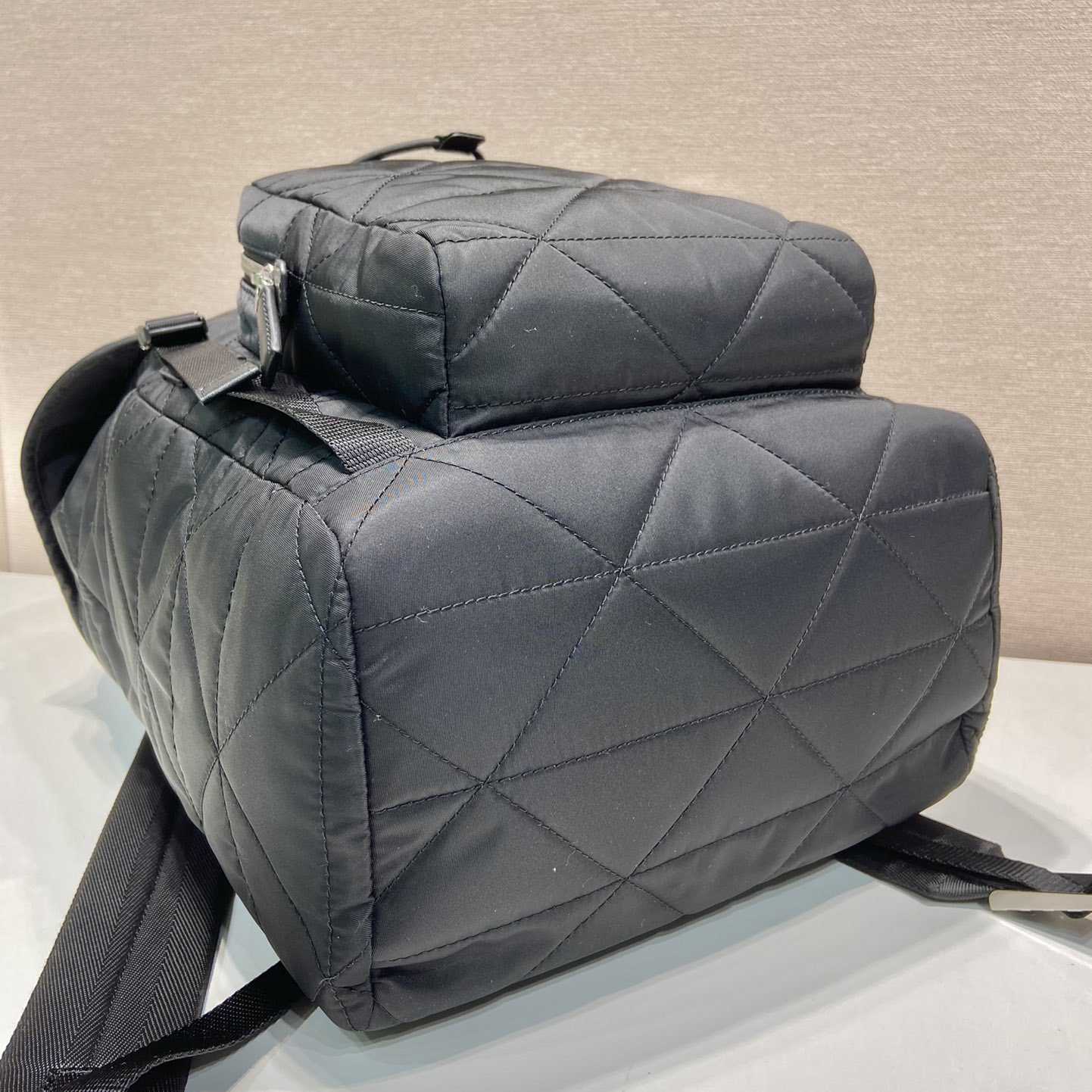 Prada Re-Nylon Backpack With Topstitching - PerfectKickZ