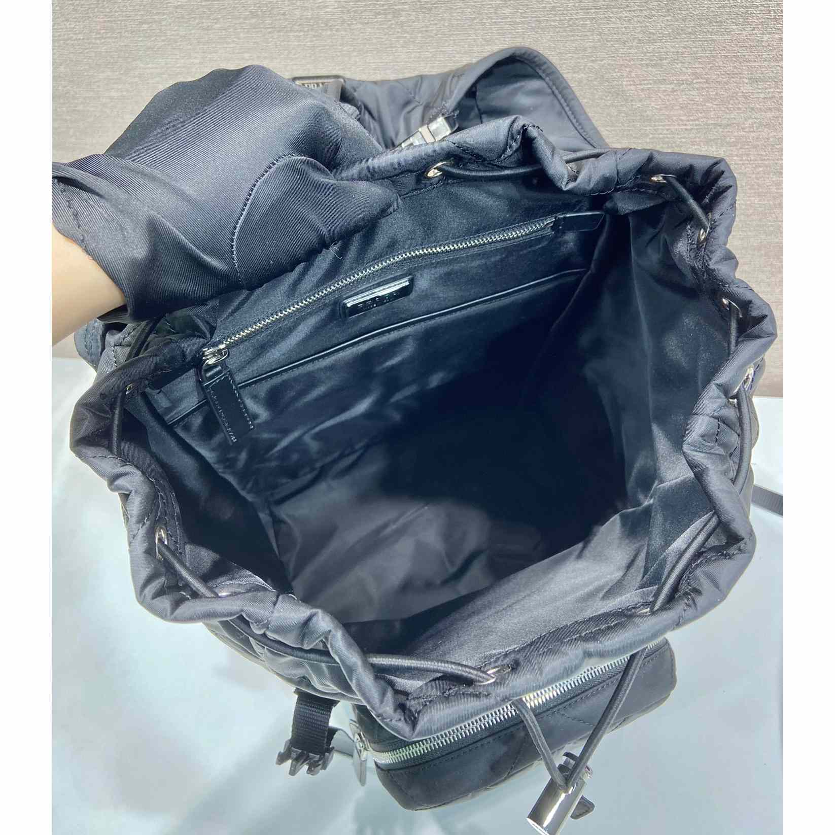Prada Re-Nylon Backpack With Topstitching - PerfectKickZ