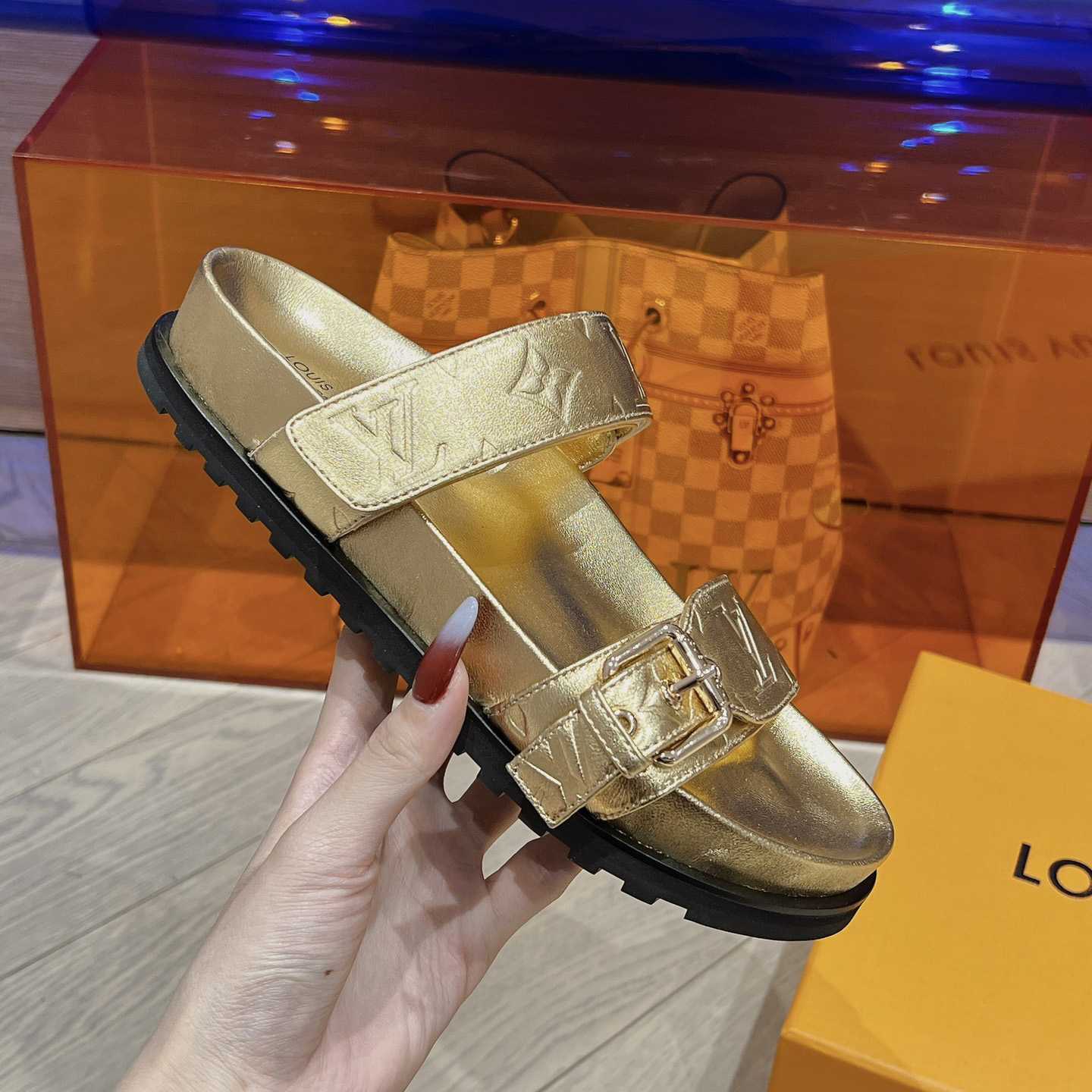 Louis Vuitton Bom Dia Flat Comfort Mules    - PerfectKickZ