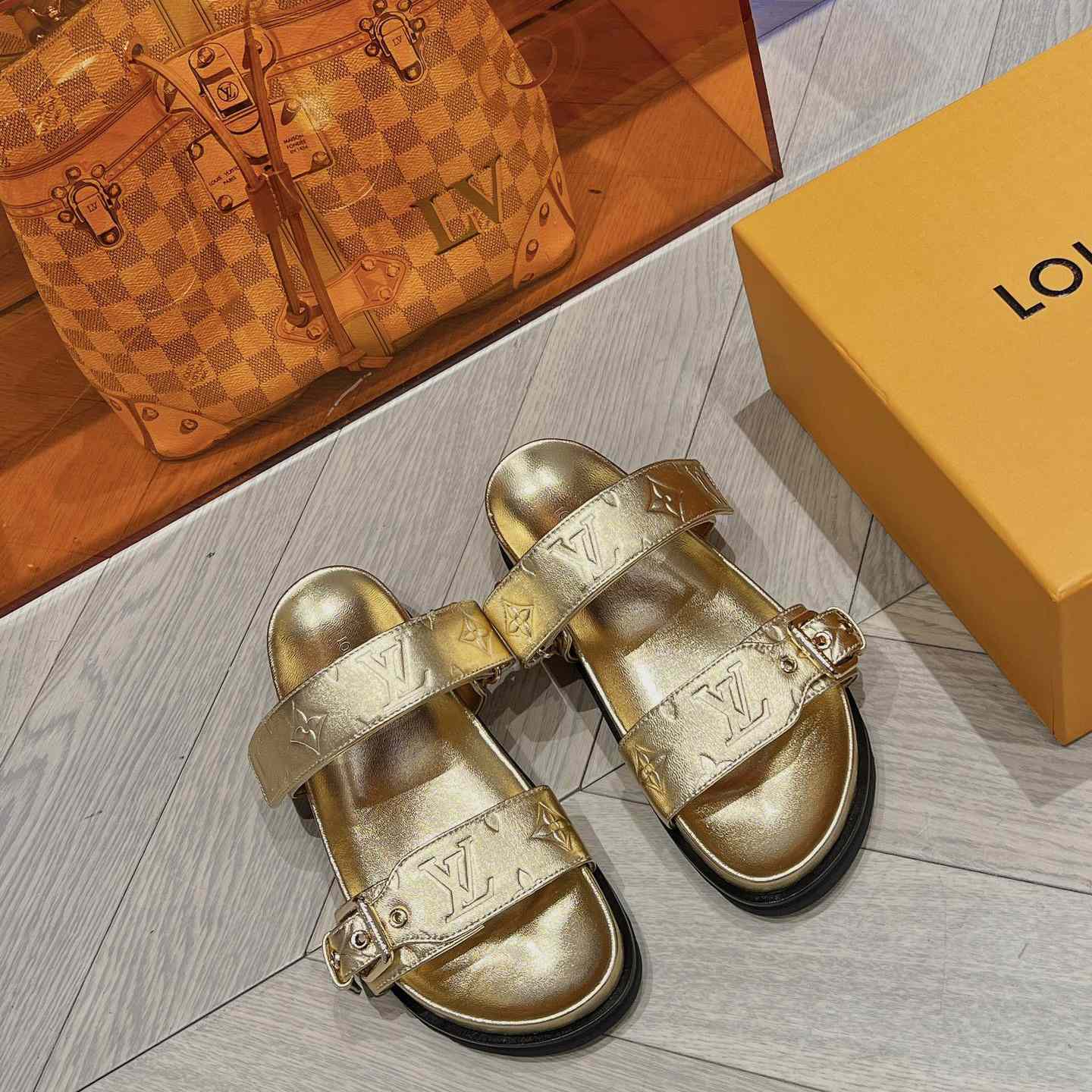 Louis Vuitton Bom Dia Flat Comfort Mules    - PerfectKickZ