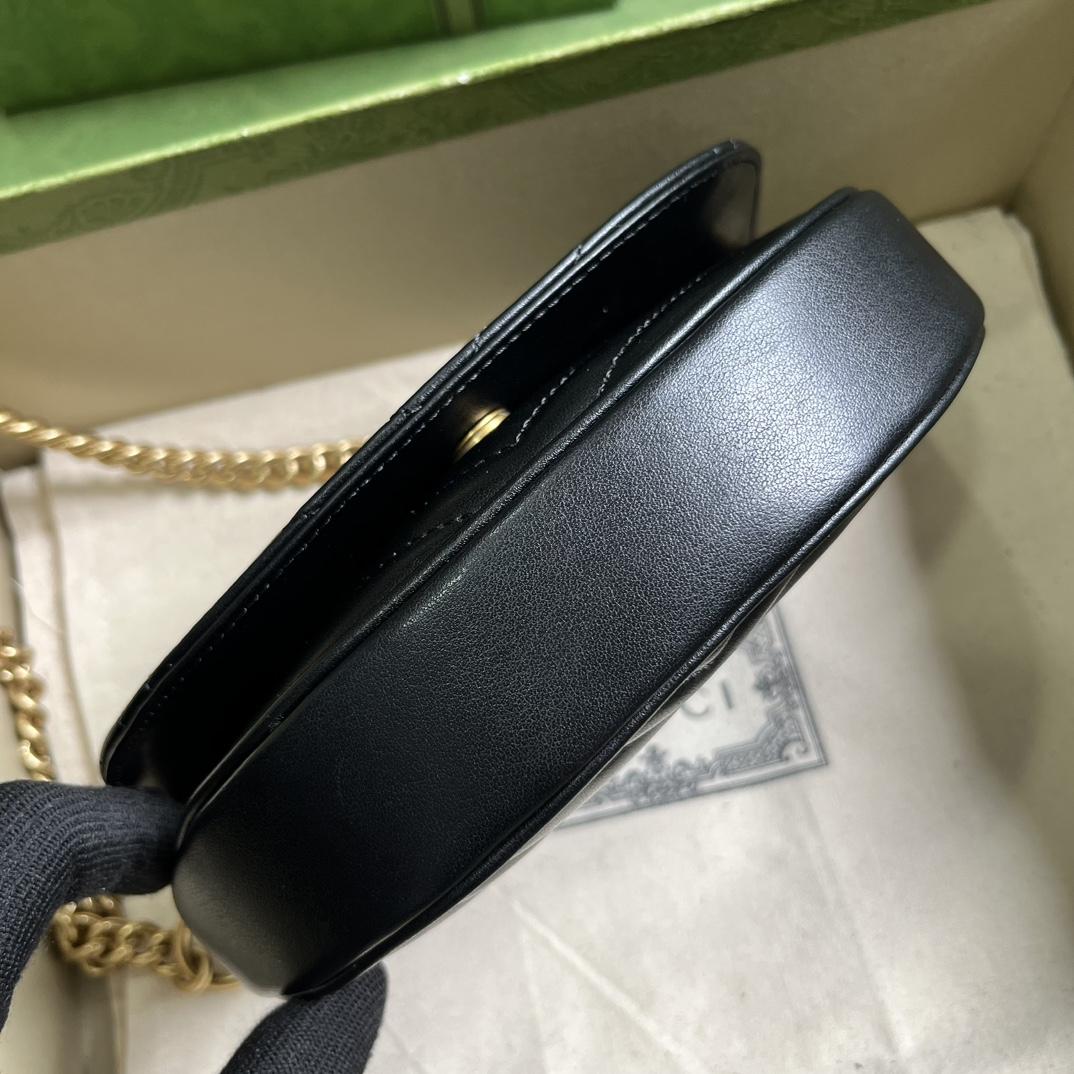 Gucci GG Marmont Matelasse Chain Mini Bag (20x 14.5x 4cm) - PerfectKickZ
