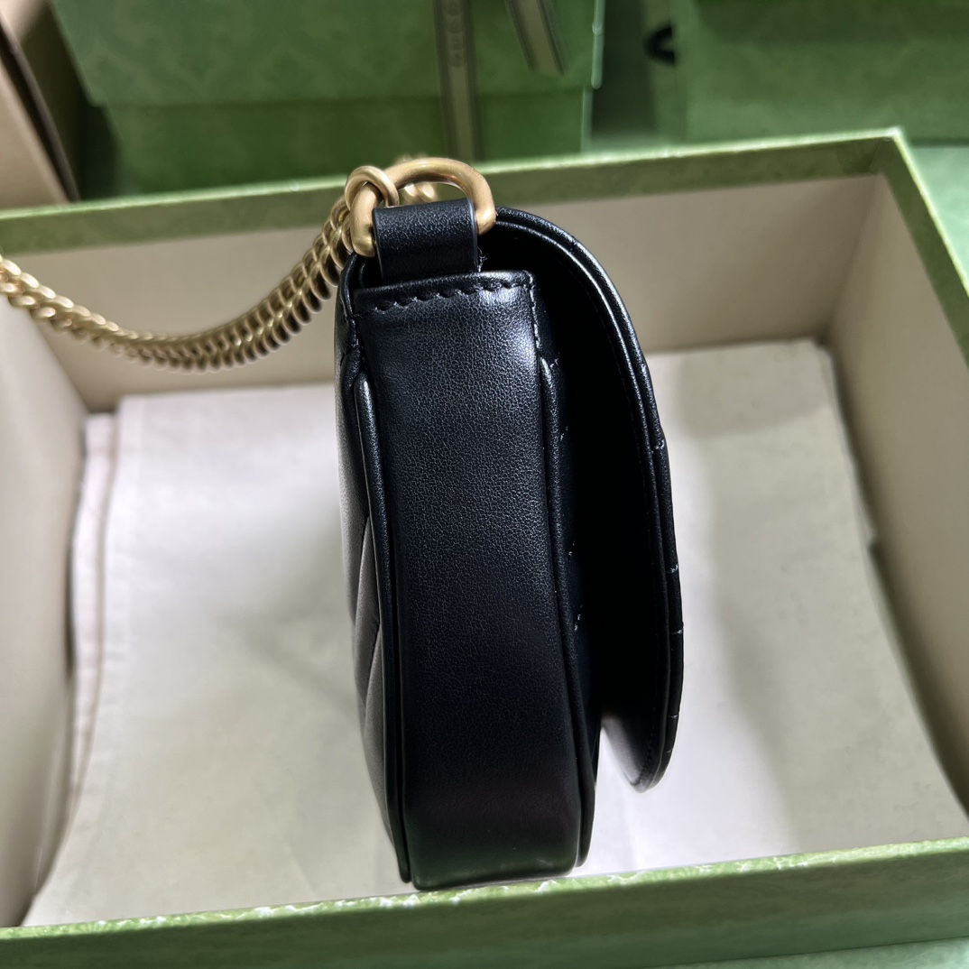 Gucci GG Marmont Matelasse Chain Mini Bag (20x 14.5x 4cm) - PerfectKickZ