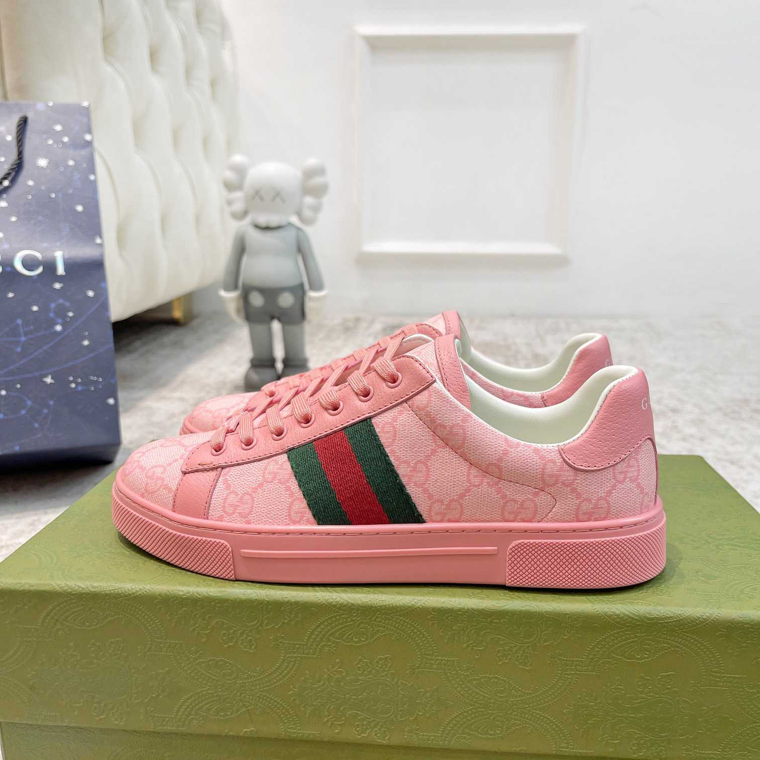Gucci Ace Sneaker With Web - PerfectKickZ