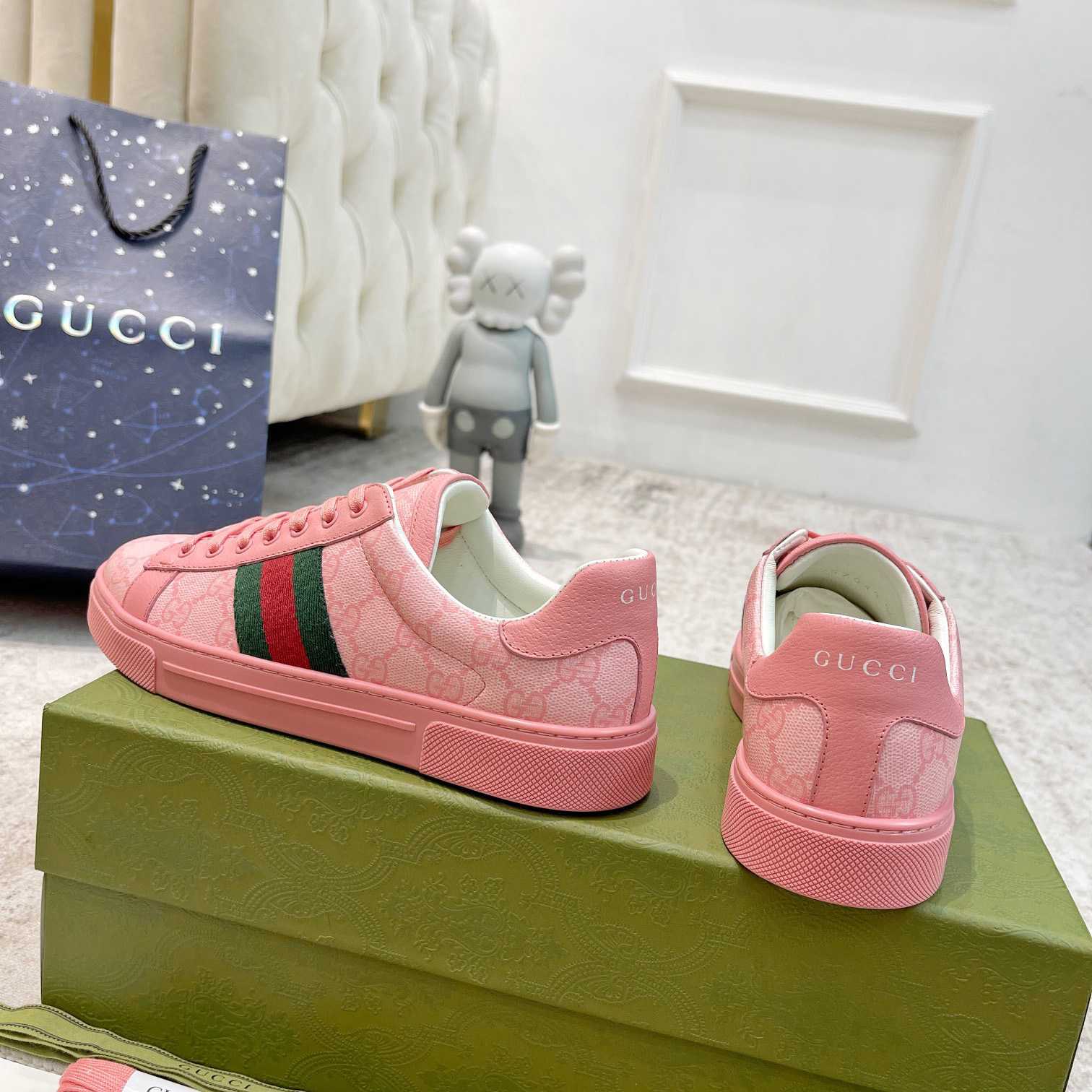 Gucci Ace Sneaker With Web - PerfectKickZ