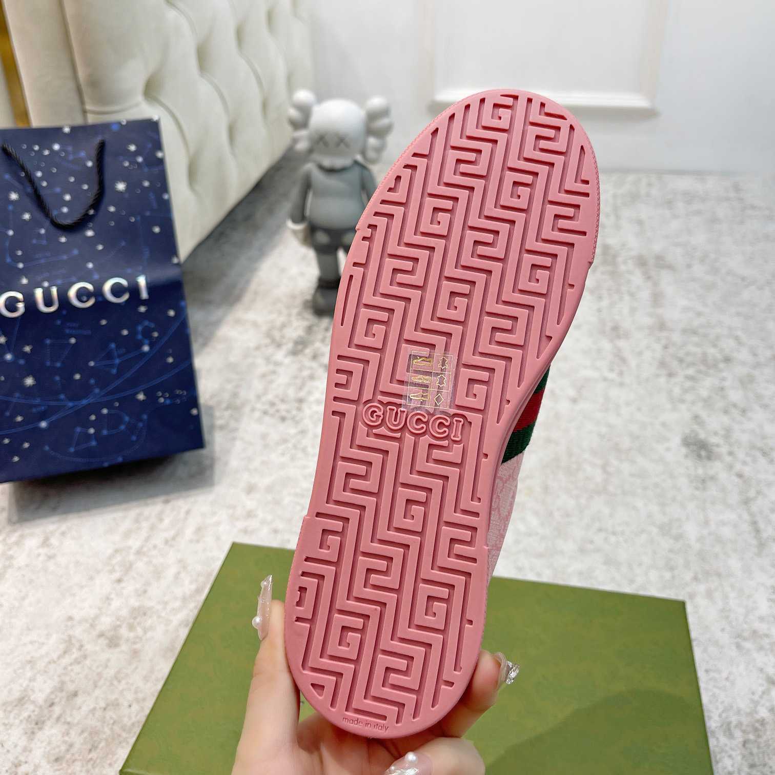 Gucci Ace Sneaker With Web - PerfectKickZ