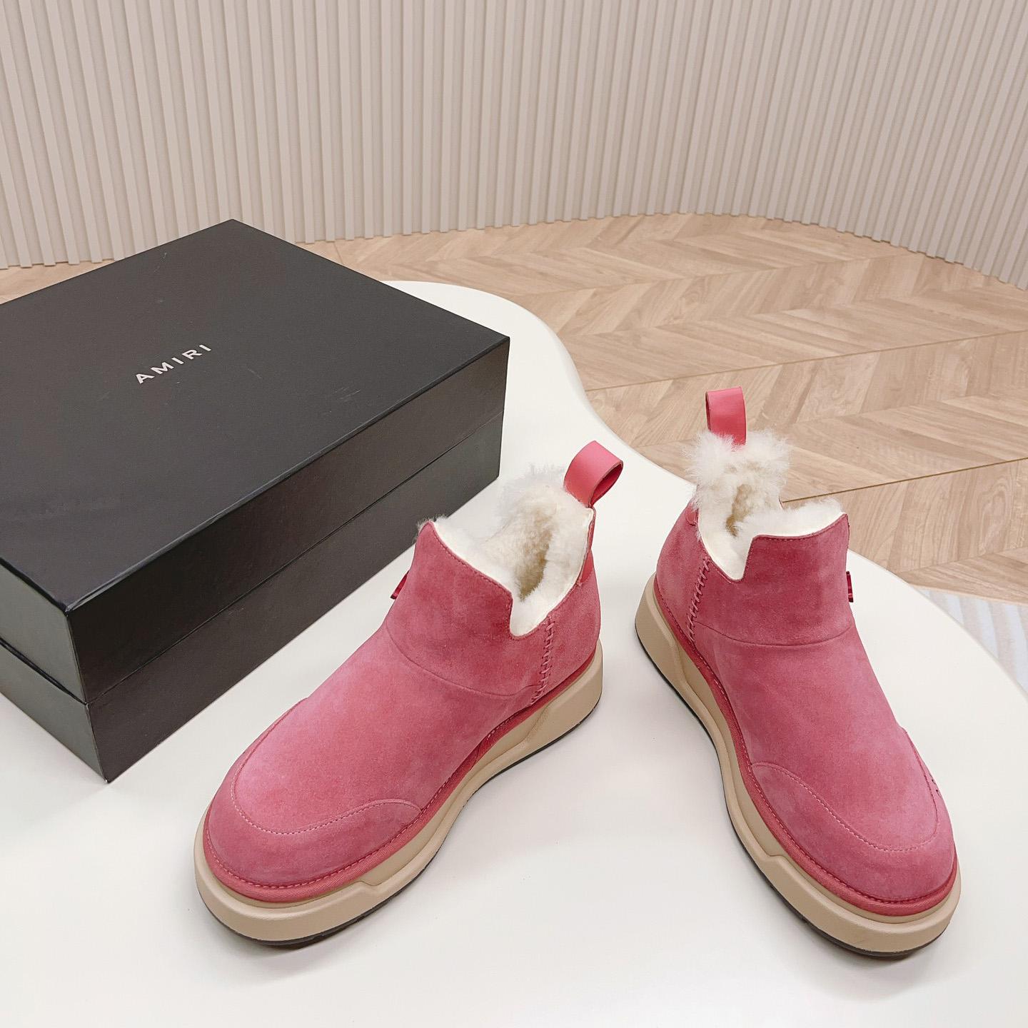 Amiri Malibu Shearling Lined Suede Boots - PerfectKickZ