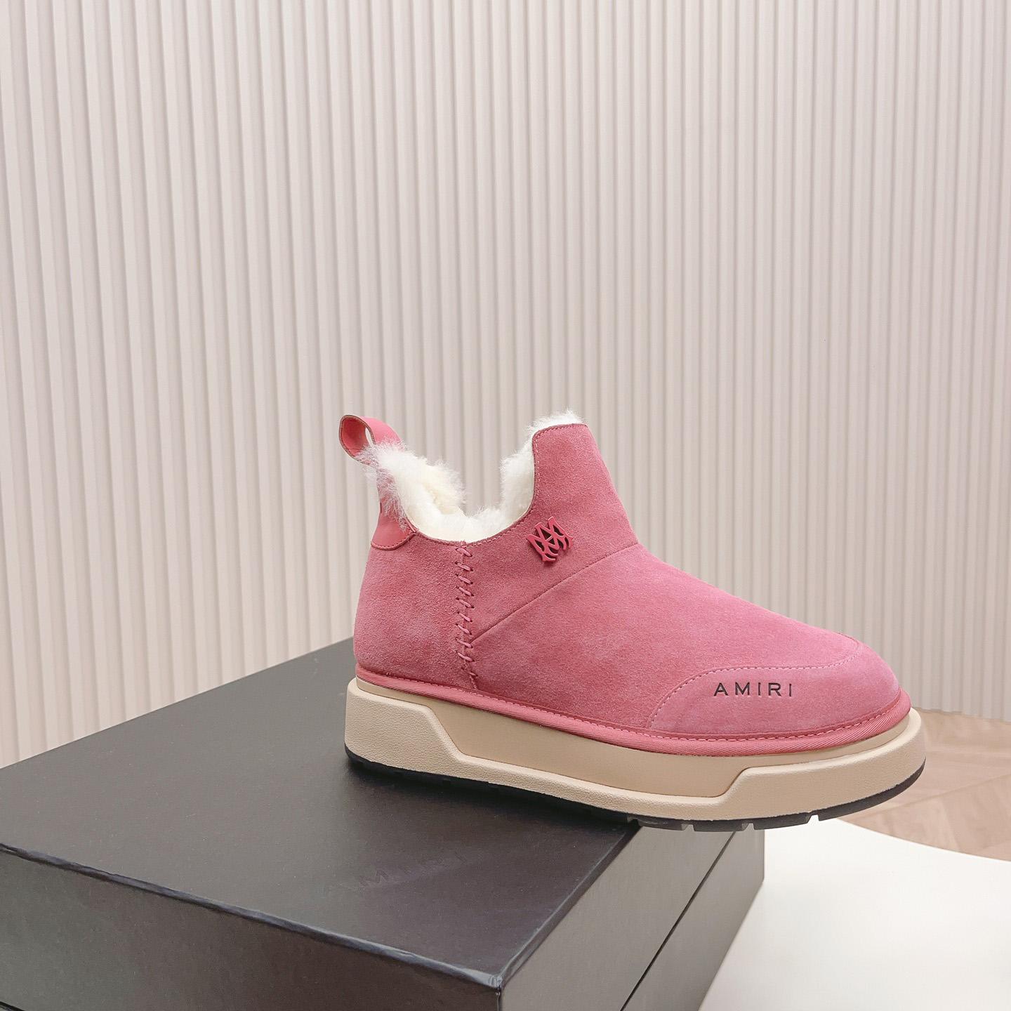 Amiri Malibu Shearling Lined Suede Boots - PerfectKickZ
