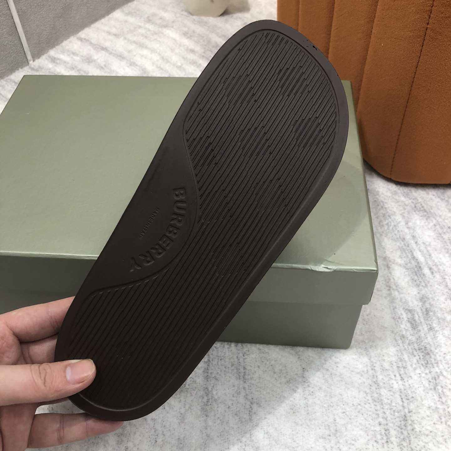 Burberry Check Print Slides - 