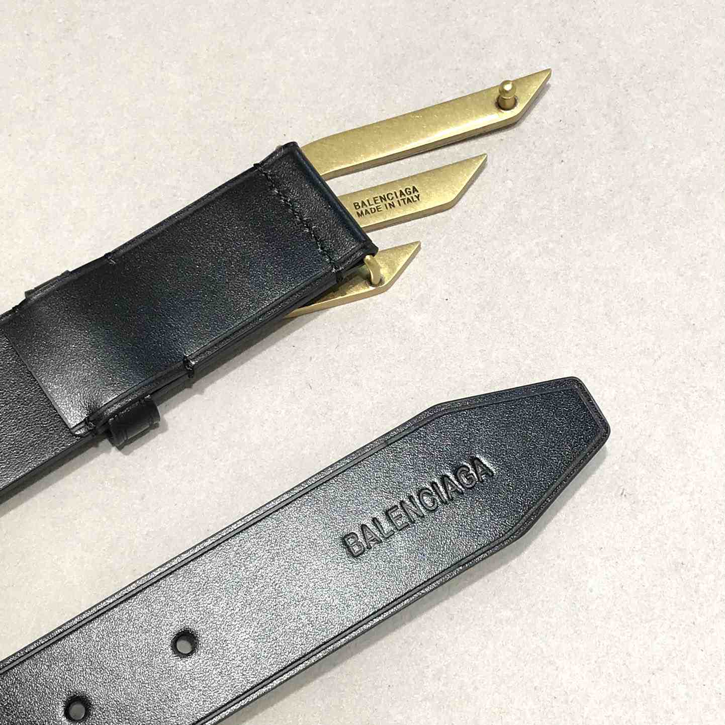 Balenciaga 3B Belt In Black  - PerfectKickZ
