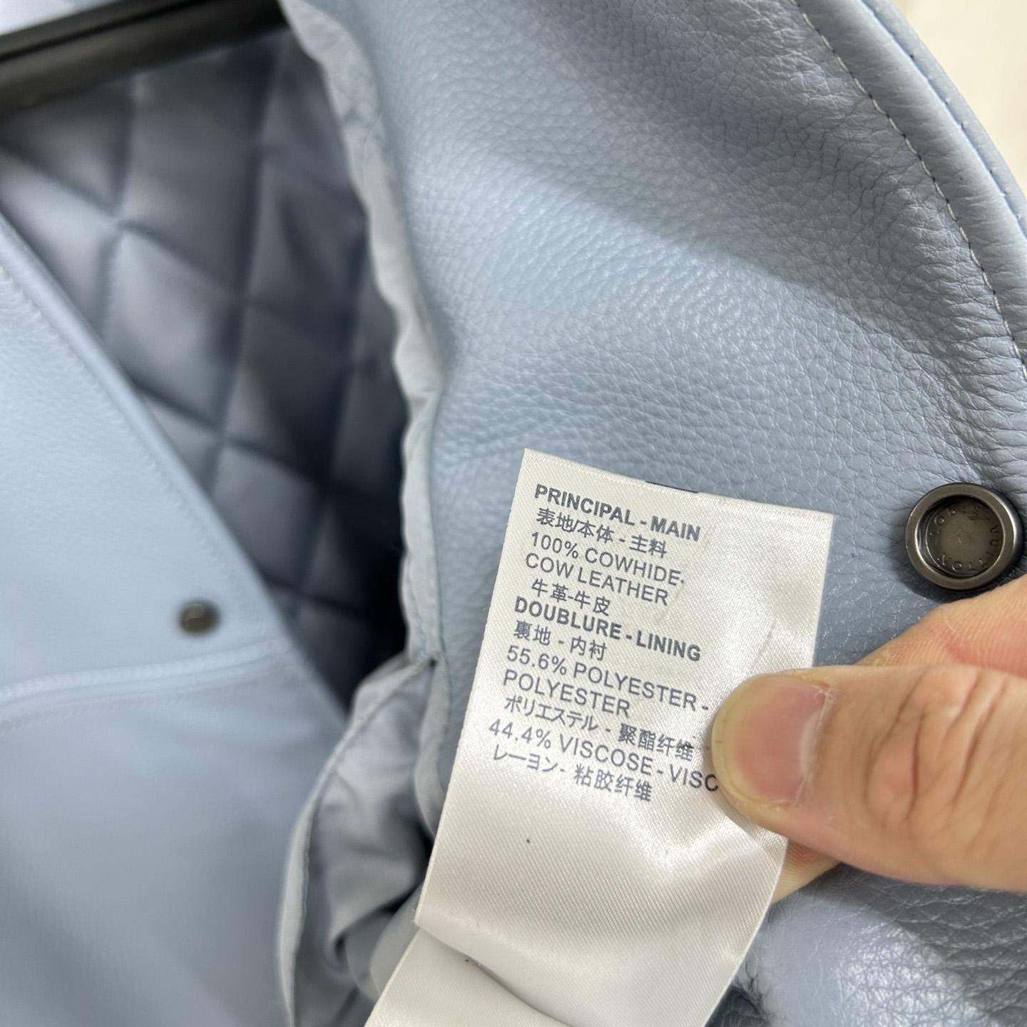 Louis Vuitton Long Leather Coach Jacket - PerfectKickZ