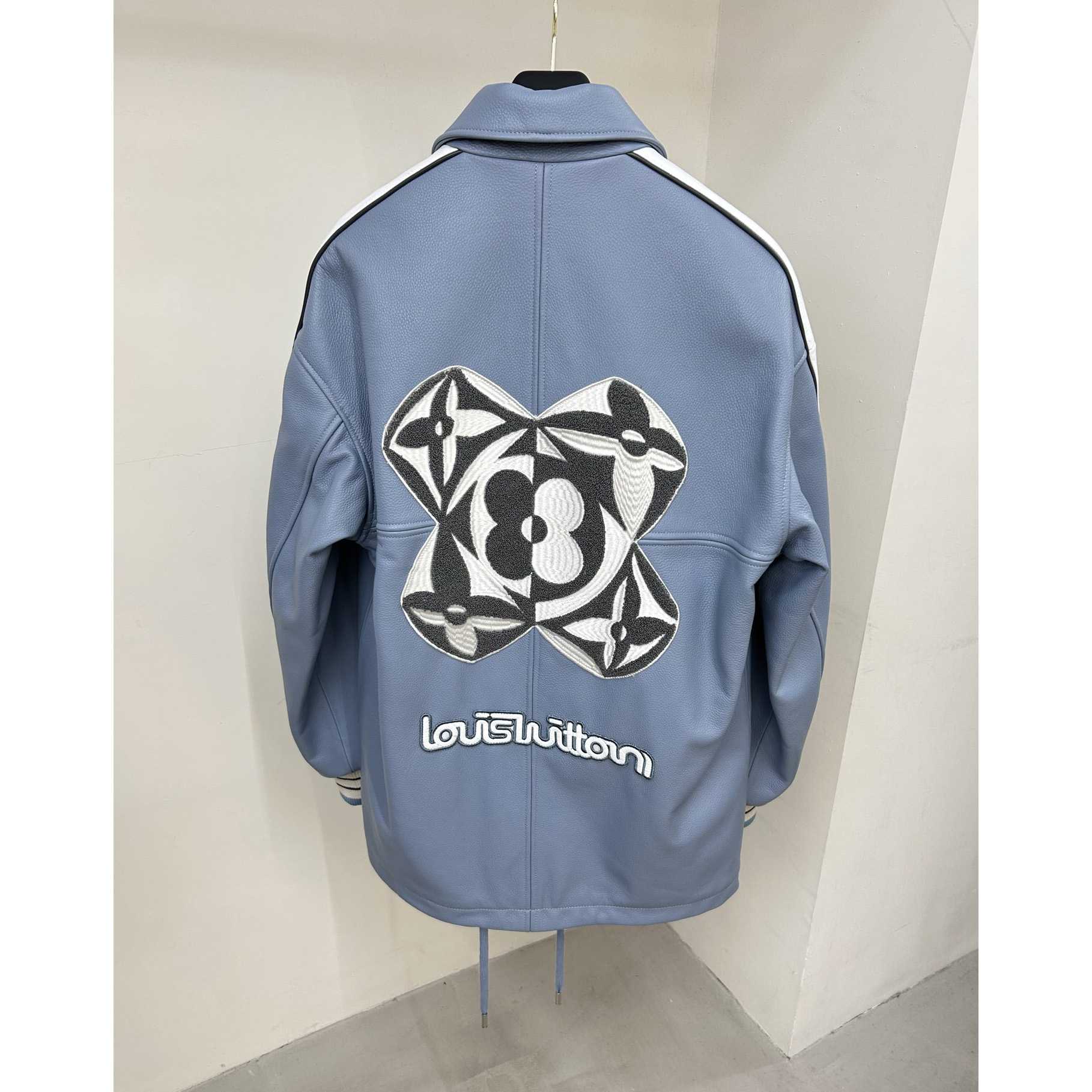 Louis Vuitton Long Leather Coach Jacket - PerfectKickZ