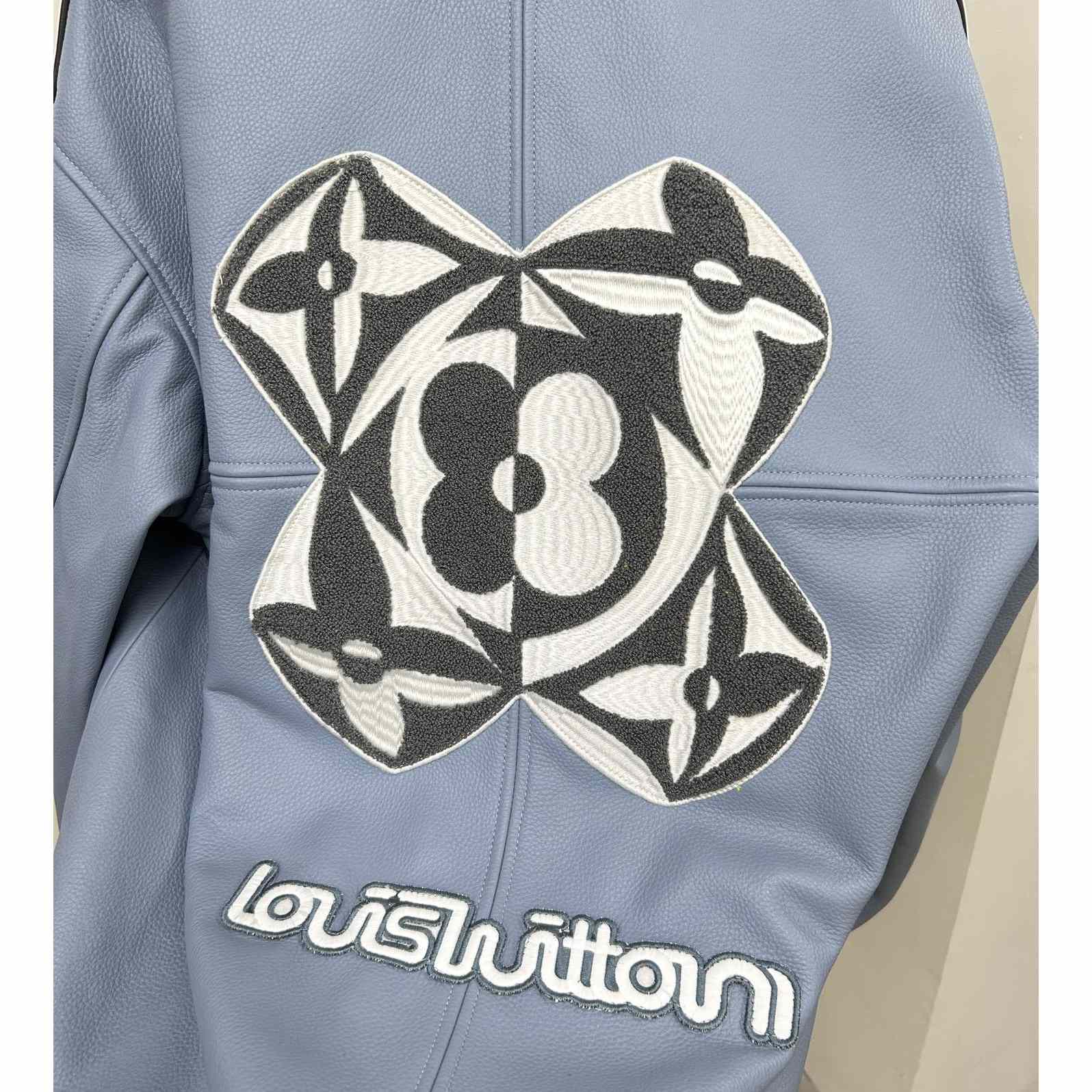 Louis Vuitton Long Leather Coach Jacket - PerfectKickZ