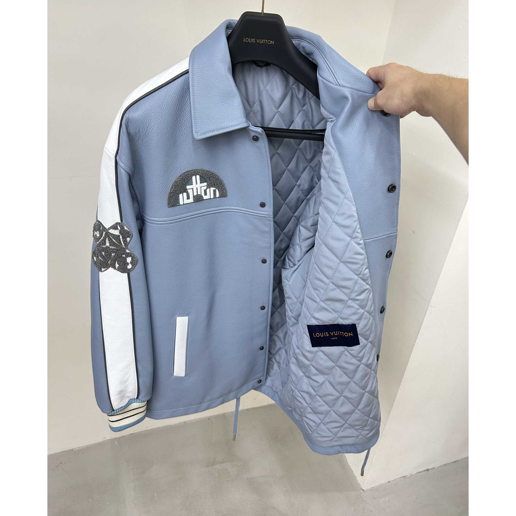 Louis Vuitton Long Leather Coach Jacket - PerfectKickZ