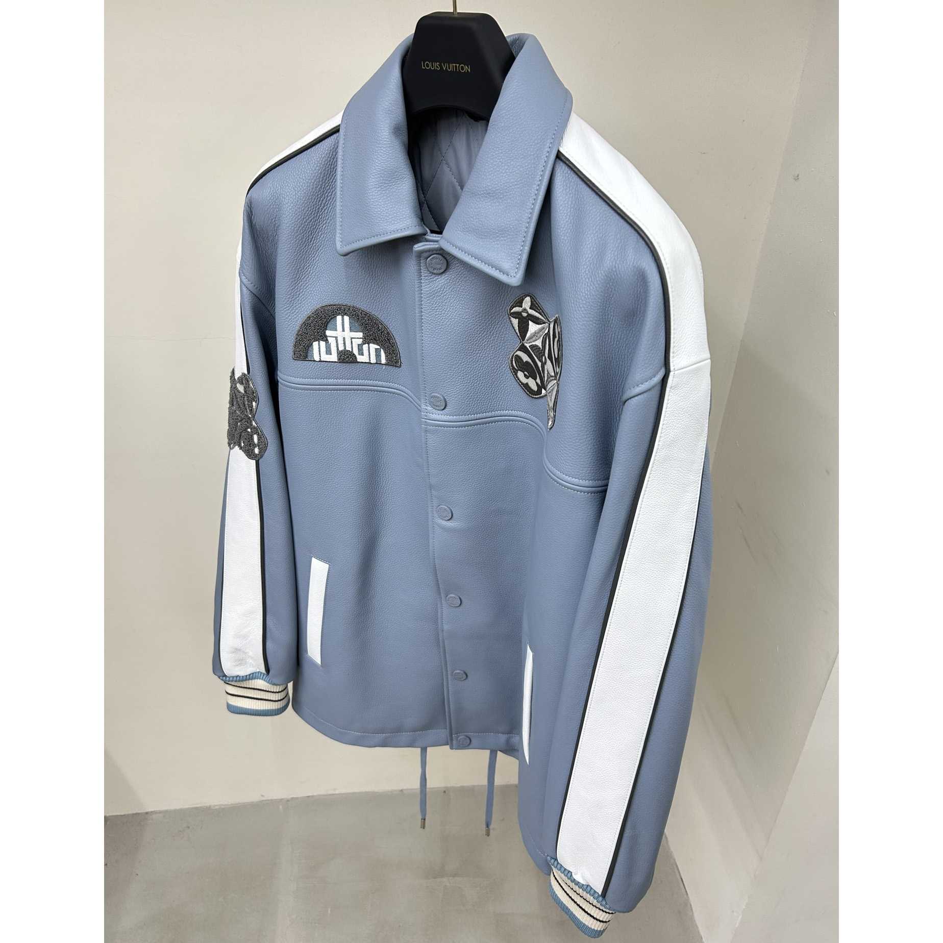 Louis Vuitton Long Leather Coach Jacket - PerfectKickZ