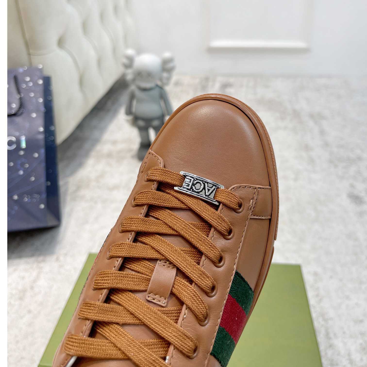 Gucci Ace Sneaker With Web (upon uk size) - PerfectKickZ