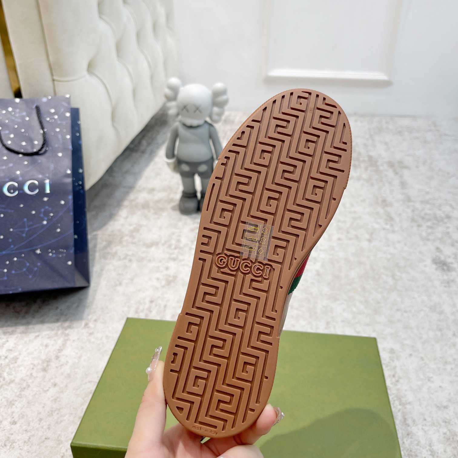 Gucci Ace Sneaker With Web (upon uk size) - PerfectKickZ