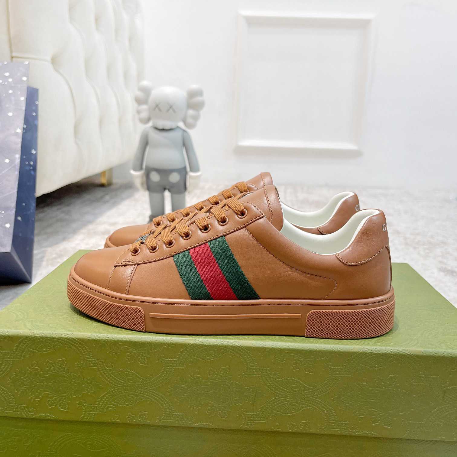 Gucci Ace Sneaker With Web (upon uk size) - PerfectKickZ